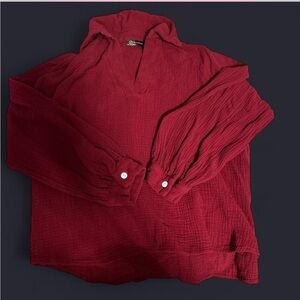 Women's Red Blouse